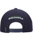 Men's College Navy Seattle Seahawks Stacked Snapback Hat