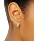 ფოტო #2 პროდუქტის Cubic Zirconia Clip-On Stud Earrings in 18k Gold-Plated Sterling Silver, Created for Macy's