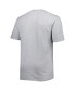 ფოტო #4 პროდუქტის Men's Heathered Gray Los Angeles Lakers Big and Tall Heart and Soul T-shirt