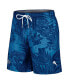 Men's Navy Dallas Cowboys Santiago Palms Board Shorts