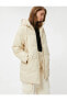 Пуховик Koton Quilted Hooded Midi Coat