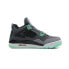 Jordan Air Jordan 4 retro green glow 耐磨 高帮 复古篮球鞋 男款 灰绿