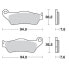 Фото #1 товара MOTO-MASTER Aprilia 093012 Sintered Brake Pads