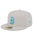 ფოტო #3 პროდუქტის Men's Khaki Boston Red Sox Stone Mist 59FIFTY Fitted Hat