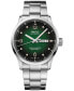 ფოტო #1 პროდუქტის Men's Swiss Automatic Multifort Chronometer Stainless Steel Bracelet Watch 42mm