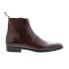 Фото #2 товара Bruno Magli Milton MB2MLTE0 Mens Brown Leather Zipper Casual Dress Boots