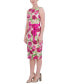 Фото #3 товара Women's Floral-Embroidered Sheath Dress