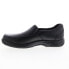 Фото #11 товара Dunham Battery Park Service CH4762 Mens Black Wide Loafers Casual Shoes 8.5