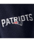 Фото #2 товара Men's Navy New England Patriots Maverick Thermal Henley Long Sleeve T-shirt