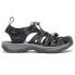 Keen Whisper Sport Strappy Womens Black Casual Sandals 1018227