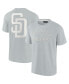 Фото #4 товара Men's and Women's Gray San Diego Padres Super Soft Short Sleeve T-shirt