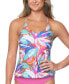 Juniors' Noumea Printed Camisole Tankini Top