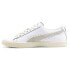 Фото #3 товара Puma Clyde Base Lace Up Mens White Sneakers Casual Shoes 39009101