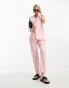 & Other Stories co-ord linen blazer in pink