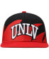 Men's Red, Black Unlv Rebels Sharktooth Snapback Hat