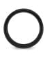 ფოტო #1 პროდუქტის Stainless Steel Black IP-plated Opal Inlay Band Ring