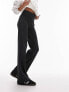 Фото #1 товара Topshop acid wash straight leg trouser black