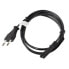 Power Cord Lanberg CA-C7CA-10CC-0030-BK