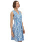 Women's Printed Fit & Flare Dress