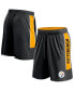 Men's Black Pittsburgh Steelers Win The Match Shorts