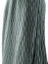 Y.A.S plisse column maxi skirt in grey Серый, M - фото #7