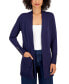 Фото #1 товара Women's Button-Sleeve Flyaway Cardigan, Created for Macy's