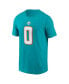 Men's Jalen Ramsey Aqua Miami Dolphins Player Name and Number T-shirt