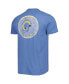 Фото #3 товара Men's Royal Distressed Los Angeles Rams Open Field Franklin T-shirt