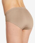 Фото #2 товара Smooth and Shine Seamfree Heathered Hi Cut Underwear 2188, available in extended sizes