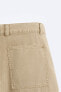 Long cargo bermuda shorts