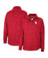 Фото #1 товара Women's Crimson Oklahoma Sooners Natalie Speckled Quarter-Snap Top