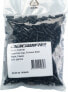 Фото #1 товара Jagwire 4mm Open Nylon End Caps Refill Bag of 500, Black