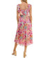 Фото #2 товара Платье Crystal Doll средней длины с принтом и оборками