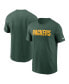 Фото #1 товара Men's Bay Packers Primetime Wordmark Essential T-Shirt