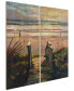 Фото #4 товара "Coastal Paradise Found" Fine Giclee Printed Directly on Hand Finished Ash Wood Wall Art, 60" x 60" x 1.5", Set of 2