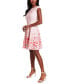 Women's Scattered Floral-Print Fit & Flare Dress
