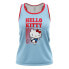 OTSO Hello Kitty Stripes sleeveless T-shirt Красно-синий, L - фото #1