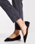 Фото #3 товара ASOS DESIGN Wide Fit Virtue d'orsay pointed ballet flats in black