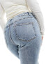 Фото #8 товара ASOS DESIGN Curve slim mom jeans in mid blue