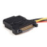 Фото #3 товара StarTech.com SATA to LP4 Power Cable Adapter with 2 Additional LP4 - 0.153 m - SATA 15-pin - Molex (4-pin) - Male - Female - Black