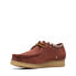 Clarks Wallabee 26168847 Mens Red Suede Oxfords & Lace Ups Casual Shoes