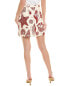 Rebecca Taylor Sea Shore Linen-Blend Mini Skirt Women's