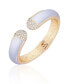 ფოტო #1 პროდუქტის Frosted Lucite Hinged Cuff