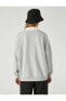 Фото #5 товара Kadın Gri Melanj Sweatshirt 3WAL10173IK