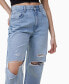 ფოტო #3 პროდუქტის Women's Loose Straight Jeans