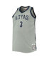 Men's Allen Iverson Gray Georgetown Hoyas Big and Tall 1995-96 Replica Player Jersey