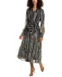 Фото #1 товара Gracia Bohemian Midi Dress Women's Black M