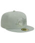 Фото #4 товара Men's Light Green Los Angeles Lakers Sage Color Pack 59FIFTY Fitted Hat