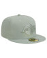 ფოტო #4 პროდუქტის Men's Light Green Los Angeles Lakers Sage Color Pack 59FIFTY Fitted Hat