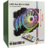 Inter-Tech Argus RGB-Fan Set RS-14 - Fan - 14 cm - 1200 RPM - 22 dB - 64.73 m³/h - Black